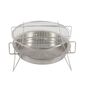 Custom Indoor/Outdoor Foldable Korean Style Stainless Steel BBQ Grills <strong>Table</strong> <strong>Top</strong> Charcoal <strong>Barbecues</strong> - Product Image 4