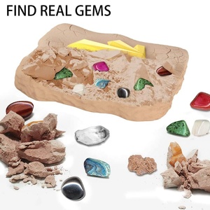 Pierres précieuses éducatives Découvrez des jouets Gem Stone Dig <span class=keywords><strong>Kit</strong></span> STEM Science Excavation Archéologie Gem Creuser Kits pour enfants Collection - Product Image 2