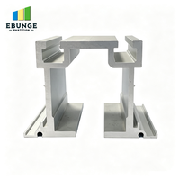 Système de rail et de chariots à roulettes en aluminium pour cloison mobile