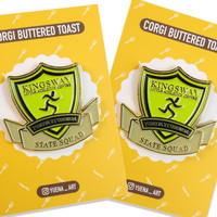 Fabricant de badges en émail personnalisés, peints sur mesure, avec logo métallique, pour uniformes, chapeaux scolaires, cadeaux de collection de club