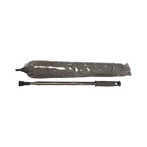Plumeau télescopique en alliage d'aluminium 2,4-2,8 m avec tête en microfibre extensible pour le nettoyage de la poussière - Product Image 1