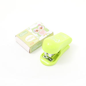 Mini <span class=keywords><strong>grapadora</strong></span> Set Dibujos animados Oficina Útiles escolares Papelería Clip de papel Encuadernación Carpeta Libro Alcantarillado - Product Image 2