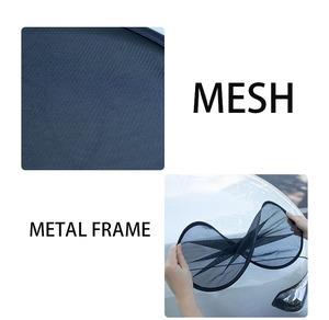 Xe Cửa Sổ bóng RÂM UV bảo vệ xe Che Nắng 2 gói bên cửa sổ xe màu bám dù để che nắng - Product Image 4