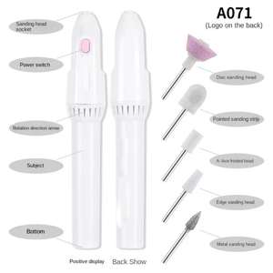 Kit de Taladro Eléctrico para Uñas, Manicura, Pedicura, Pulido, Lijado, Herramientas de Arte de Uñas, Lápiz Pulidor - Product Image 5