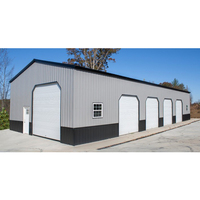 Garage préfabriqué en acier galvanisé certifié CE pour véhicules