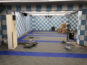 Azulejos de suelo entrelazados industriales plásticos de drenaje ventilado para lavado de autos - Product Image 5