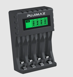 PUJIMAX 1.2v 충전식 aaa 배터리 충전기 4 슬롯 스마트 LCD aa 배터리 충전기 nimh nicd 도구 배터리 충전기 1.2v 2a 3a - Product Image 5