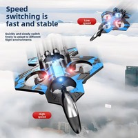 Avion RC en Mousse YT en Gros pour Enfants et Adultes Débutants, Avion de Jouet LED Télécommandé avec Maintien d'Altitude Automatique, Jouet Avion de Chasse