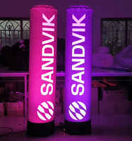 Colonne gonflable personnalisée pour la publicité d'événements, de sports, de mariages et de marchés, idéale pour la décoration
