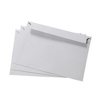 Enveloppe d'expédition rigide en papier kraft personnalisée, autocollante, en carton, format A4, A5, A6, écologique