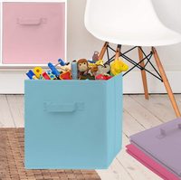 Cubes de rangement pliables en tissu pour organiser le garde-manger Cubbies Toy Box