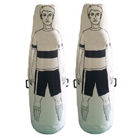 Mannequin de gardien de but de football gonflable durable, mannequin d'entraînement de gardien de but de football à vendre