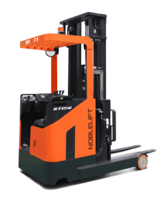 מלגזה חשמלית חדשה מדגם NOBLELIFT RT15Q עם הרמה קדמית, כושר הרמה 1.<span class=keywords><strong>5</strong></span> טון, גובה הרמה 3-6 מטר, תורן תלת-שלבי, סוללת עופרת-חומצה, גלגלים מסוג PU - Product Image 3