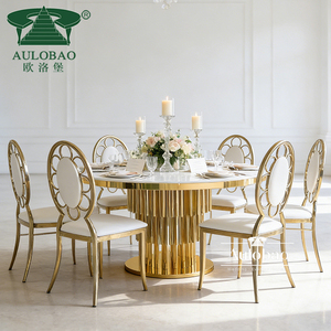 Silla Moderna de Acero Inoxidable para Bodas y Hoteles, con Respaldo Tipo Luna para Relajación, Ideal para Apartamentos, Comedores Exteriores y Salas de Estar - Product Image 4