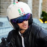 Casco de Motocicleta BEON Vintage 3/4 con Doble Visera, Certificado 3C, Estilo Retro Abierto para Hombres y Mujeres, para Motocicleta Eléctrica y Scooter