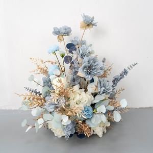 Decorazione Moderna in Seta Fatta <span class=keywords><strong>a</strong></span> Mano di Alta Qualità per Palco Matrimoniale, Area di Benvenuto, Pannello KT, Fiori Artificiali <span class=keywords><strong>a</strong></span> <span class=keywords><strong>Pois</strong></span> - Product Image 4