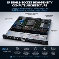 Unité informatique d'entreprise puissante équipée d'un processeur de quatrième génération pour les tâches lourdes, serveur EPYC de 4e génération