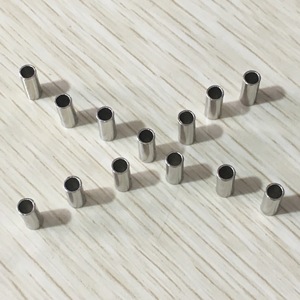 1000 pz/sacchetto Connettori a crimpare a barilotto singolo per lenza da pesca, Nuovi Tubi Rotondi Bianchi in Rame, Accessori per Attrezzi da Pesca - Product Image 4