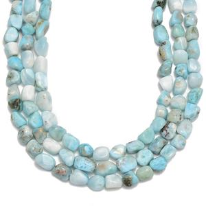Larimar pepita irregolare di piccole dimensioni gemma perle sciolte per la creazione di gioielli all'ingrosso <span class=keywords><strong>perline</strong></span> - Product Image 4
