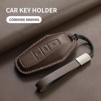 Étui de protection en cuir pour clé de voiture Chery Icar 03 Icar03T AIQAR EQ3 EQ5 EQ7 JAECOO J6 J7 J8, coque de clé de voiture à distance, accessoires