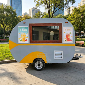 Carrito de Hamburguesas Único, Camión de Helados Móvil, Remolque de Comida y Café Totalmente Equipado - Product Image 4