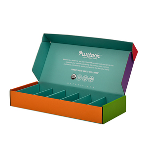 Carton en papier personnalisé Six vin rouge <span class=keywords><strong>bière</strong></span> Pack Box Premium 3 6 bouteilles d'emballages d'expédition avec insert - Product Image 1