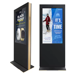 Kiosque électronique extérieur sur pied, écran tactile, affichage numérique 4K, écran LCD publicitaire, <span class=keywords><strong>agence</strong></span>, détaillant - Product Image 6