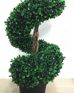 Hot bán nhân tạo gỗ Hoàng Dương Xoắn Ốc topiary cây nhựa trang trí mô hình từ Trung Quốc Nhà Máy Giá - Product Image 3