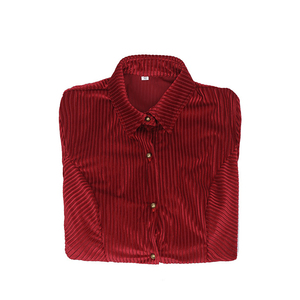 Camicie da donna con volant in <span class=keywords><strong>pizzo</strong></span> rosso nero Vintage vampiro rinascimentale vittoriano Steampunk camicia gotico medievale Costume di Halloween - Product Image 6
