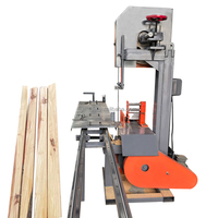 Scie à ruban Machine à bois 220V Scierie Scie à bois Scie à ruban à bois