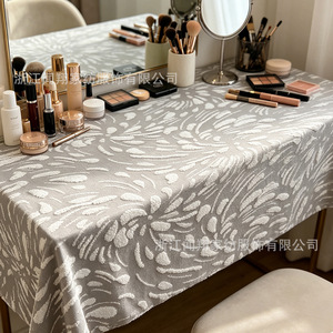 Light French Style Lace <b>Tablecloth</b> <b>Round</b> Printed Polyester Home Use - Product Image 2