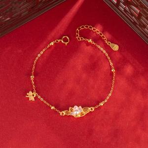 Fashion Jewelry For Women Fine Jewelry Fashion Jewelry Set Fashion <b>Bracelet</b> & <b>Bangle</b> <b>Silver</b> 925 Jewelry Jewellery Lotus Style - Product Image 3