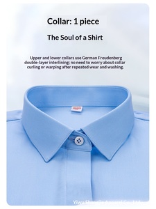 <span class=keywords><strong>Chemise</strong></span> à manches longues pour <span class=keywords><strong>femme</strong></span> en fibre de bambou 50S personnalisable, séchage rapide, <span class=keywords><strong>sans</strong></span> <span class=keywords><strong>repassage</strong></span> et résistante aux plis, <span class=keywords><strong>chemise</strong></span> de travail pour <span class=keywords><strong>femme</strong></span> - Product Image 4