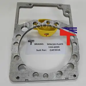 Machinery engine cylinder head spacer plate 110-6994 for engine 3508 3512 3516 dump truck 777D generator set