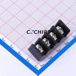 DBT30S-8.25-4P-BK-P Barrier Terminal Block Through hole Component (THT),P=8.25mm Connector 8.25mm 1x4P 4P 1 - Product Image 1