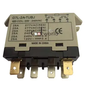 G7L-2A-TUBJ 200-240v 25a 30a 6pin ממסר G7L-2A ממסר אוויר מרכך כוח ממסר