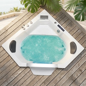 Bañera <span class=keywords><strong>de</strong></span> Hidromasaje <span class=keywords><strong>de</strong></span> Acrílico <span class=keywords><strong>de</strong></span> Lujo con Asiento para 2 Personas, <span class=keywords><strong>de</strong></span> Vidrio <span class=keywords><strong>Templado</strong></span> Blanco - Product Image 3