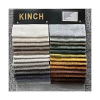 100% Polyester 440gsm tissé Technique plaine tapisserie d'ameublement canapé meubles tissu pour la maison Textile coussins 440gsm poids tapisserie d'ameublement