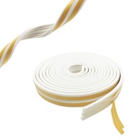 Bande d'étanchéité en mousse de caoutchouc EPDM en forme de D, P, E, I, autocollante, pour cadre de porte et fenêtre, insonorisante et résistante aux intempéries