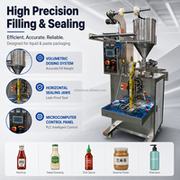 Machine de remplissage automatique de liquides/pastes en acier inoxydable de haute précision certifiée CE pour sachets/sacs/emballages en feuille d'aluminium