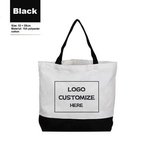 Hot Selling Heavyweight Cotton Canvas Tote Customized Logo Design Shopping Bag With <b>Extra</b> <b>Large</b> Capacity - Product Image 4