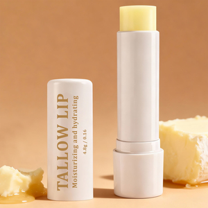 Großhandel Tief Feuchtigkeitsspendender Natürlicher Talg-Lippenbalsam Langanhaltende Hydratation Macht Lippen Weich Natürliches Kokosöl Sanfte Formel - Product Image 5