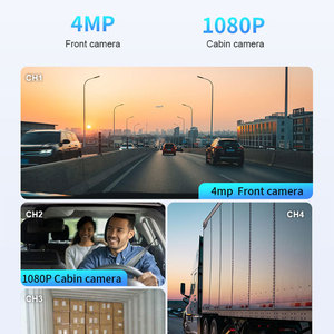 กล้องติดรถยนต์คุณภาพสูง Telematics ADAS DMS Dashcam 4G AI RS232 360 องศา พร้อม 4G Lte และปุ่มฉุกเฉิน - Product Image 5