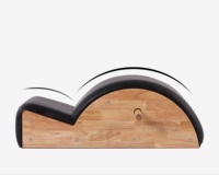 Banc d'alignement pour étirements du dos, équipement de yoga et de renforcement du tronc, baril d'arc Pilates, correcteur de colonne vertébrale pour studios et salles de sport à domicile