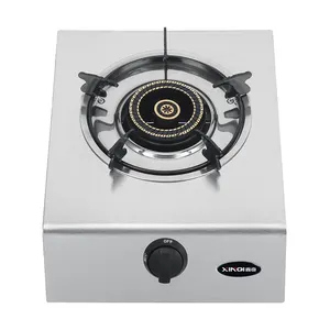 Tempered 7mm Glass Single gas stove /Brass burner /portable gas cooker stove