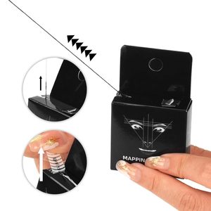 Hilo de mapeo de cejas preentintado negro, caja de cuerdas de mapeo de cejas, suministros de Microblading para cejas - Product Image 5