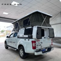 Auvent de camionnette robuste à coque souple, type camping-car escamotable avec tente latérale souple à levage droit pour Jiangxi Isuzu