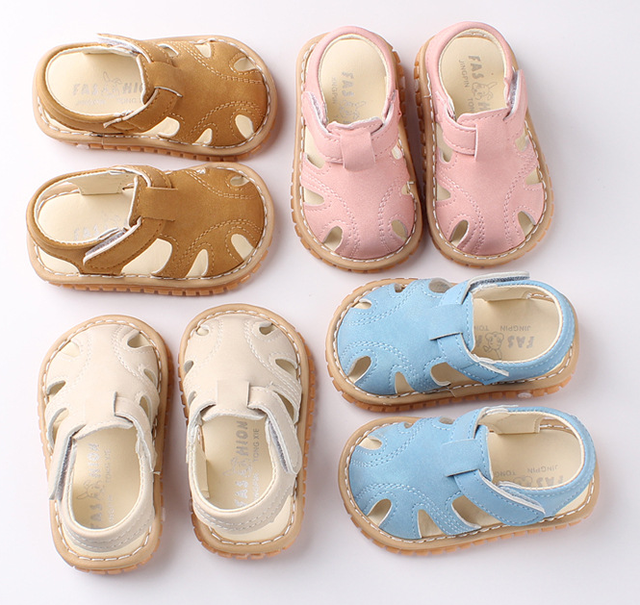 Summer Toddler Soft Sole Anti-Slip 0-2 Years Old Unisex Infants Baby Prewalker Boys Girls Sandals Shoes