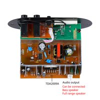 Carte amplificateur de subwoofer BT 150W amplificateur de son à double microphone 12V 24V 220V Mono Amplificador Support TF USB FM