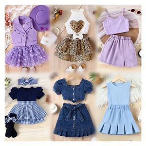 Lotes de Ropa Infantil Usada al por Mayor, Ropa Casual de Verano con Estampados de Dibujos Animados para Niños, Envío Aleatorio - Product Image 1